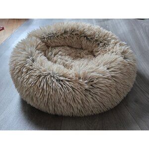 Best Friends By Sheri Calming Shag Faux Fur Donut Cuddler Pet Bed Dog Cat